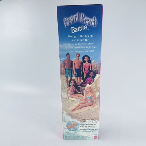 1997 Pearl Beach Barbie Doll Magic Ring Mattel Blue Bathing Suit New in Box - Picture 6 of 9